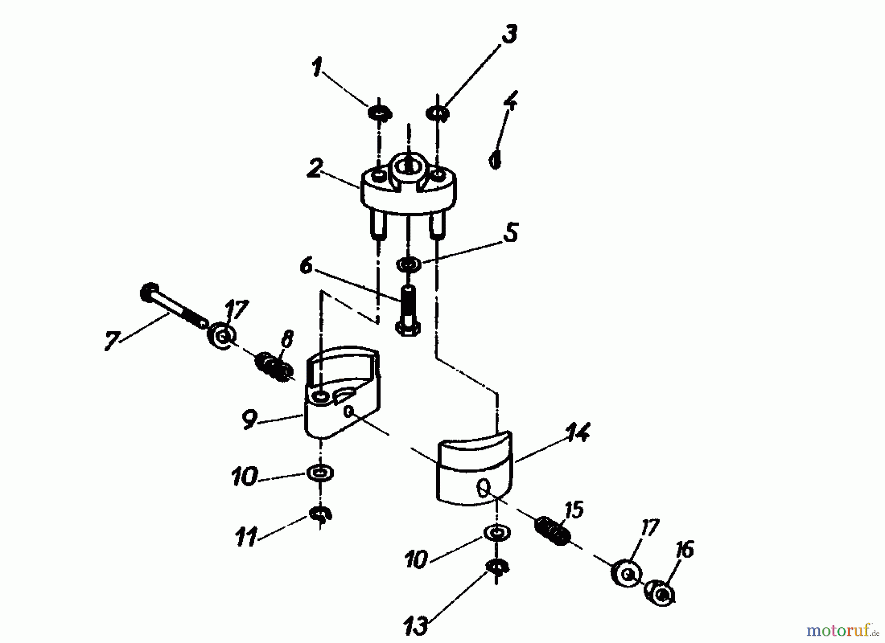  Gutbrod Balkenmäher BM 100-2/G 07507.01  (1990) Kupplung
