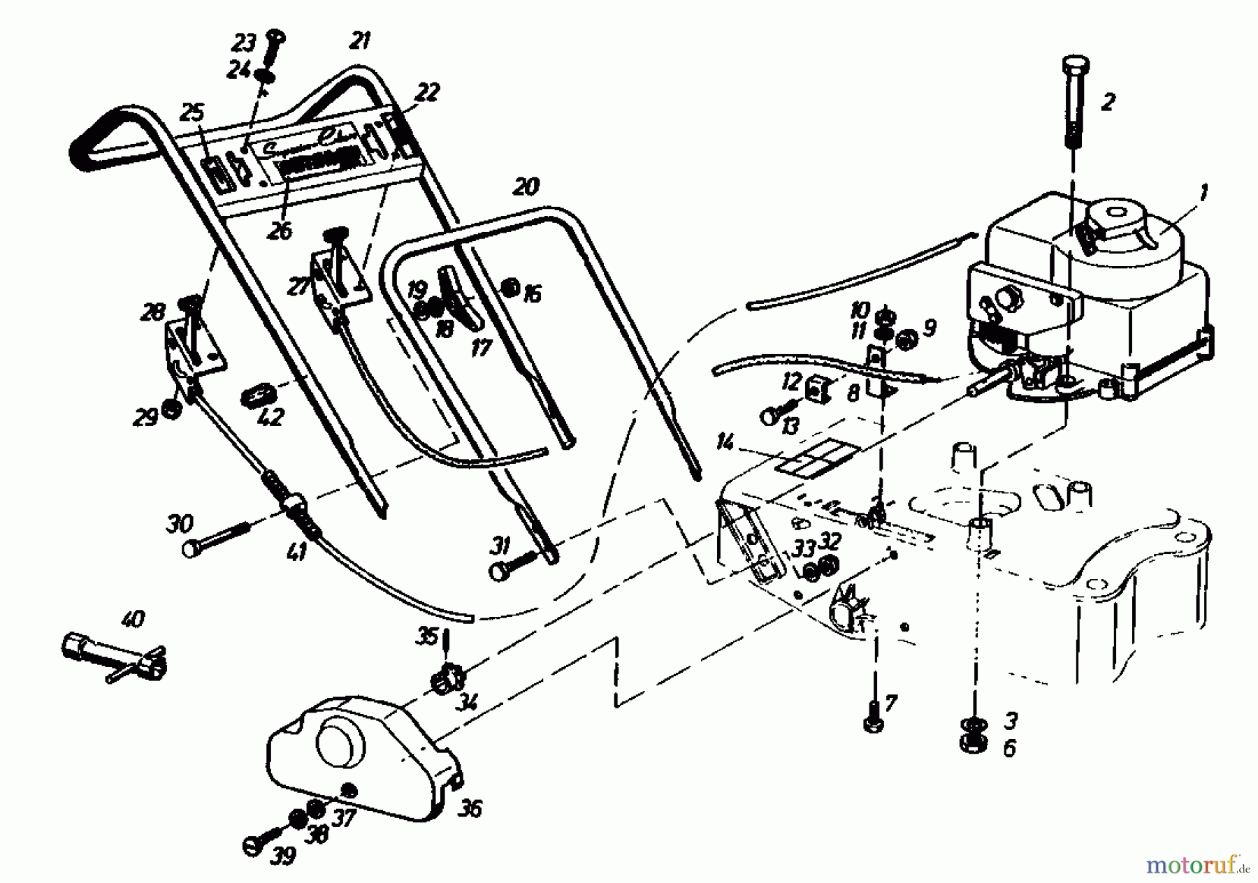 Gutbrod Schneeräumer SR 800 02888.05 (1990) Holm