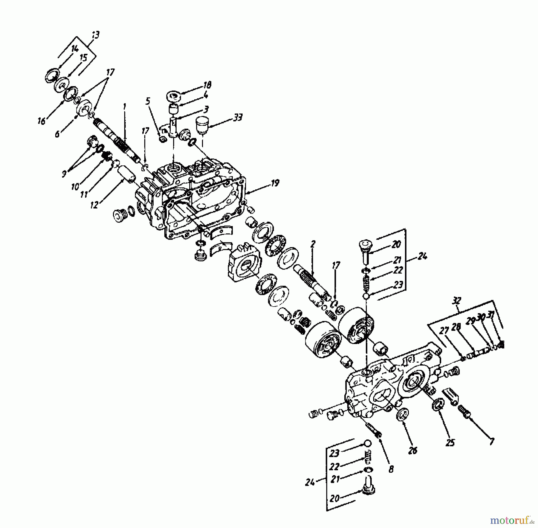  MTD Rasentraktoren Hydro-Super 14-107 131-739G  (1991) Hydrostat