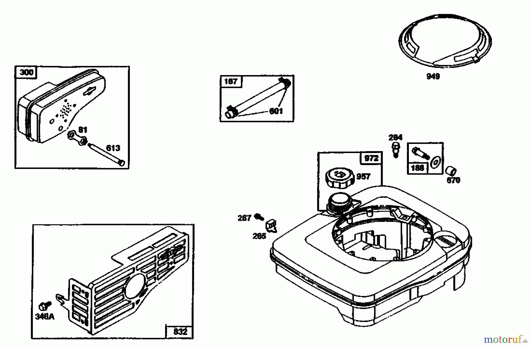  Gutbrod Balkenmäher BM 710 07515.03  (1991) Motorzubehör