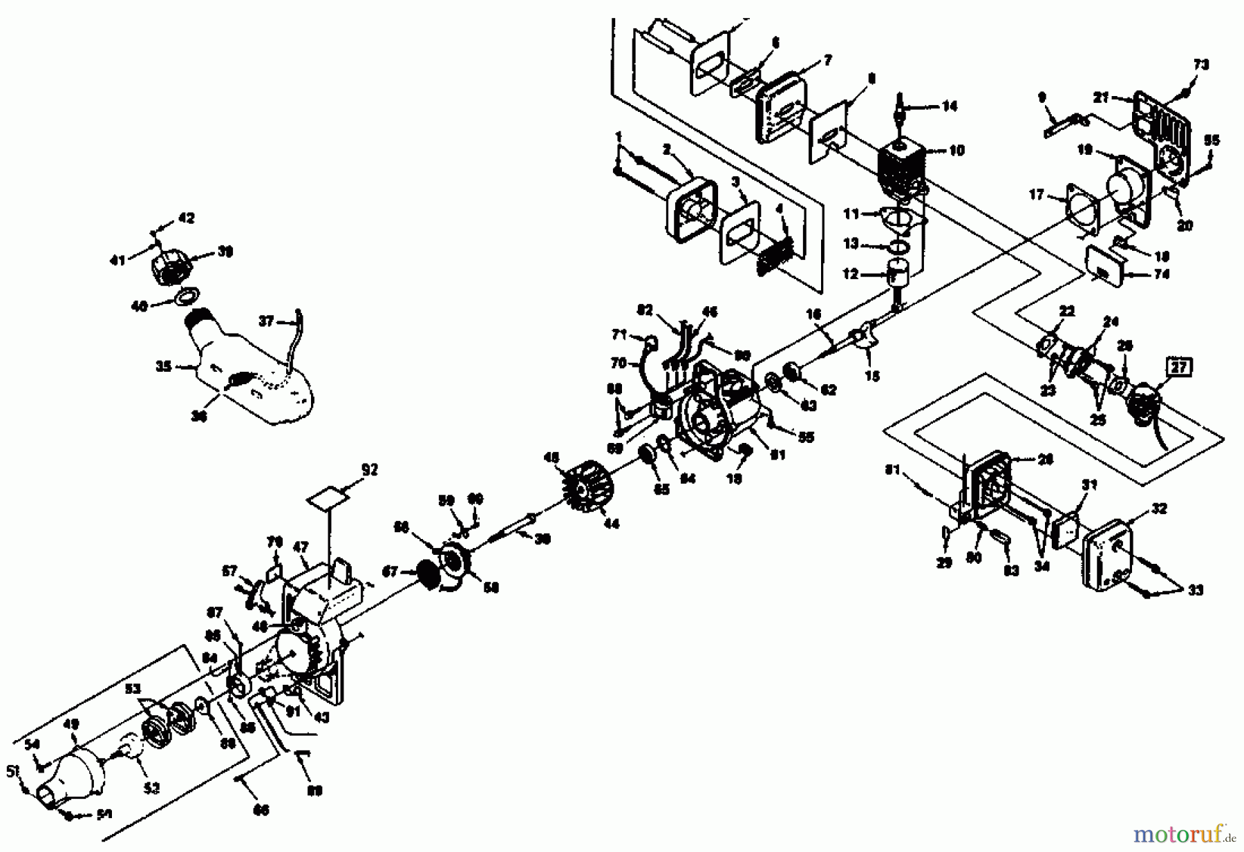 Golf Motorsensen 143 BS 02655.02 (1991) Motor