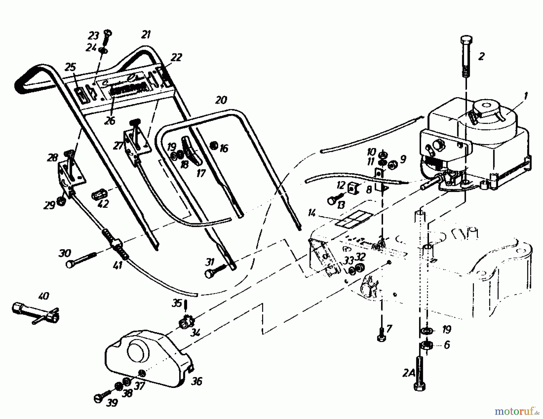  Gutbrod Schneeräumer SR 800 E 02888.05  (1991) Holm