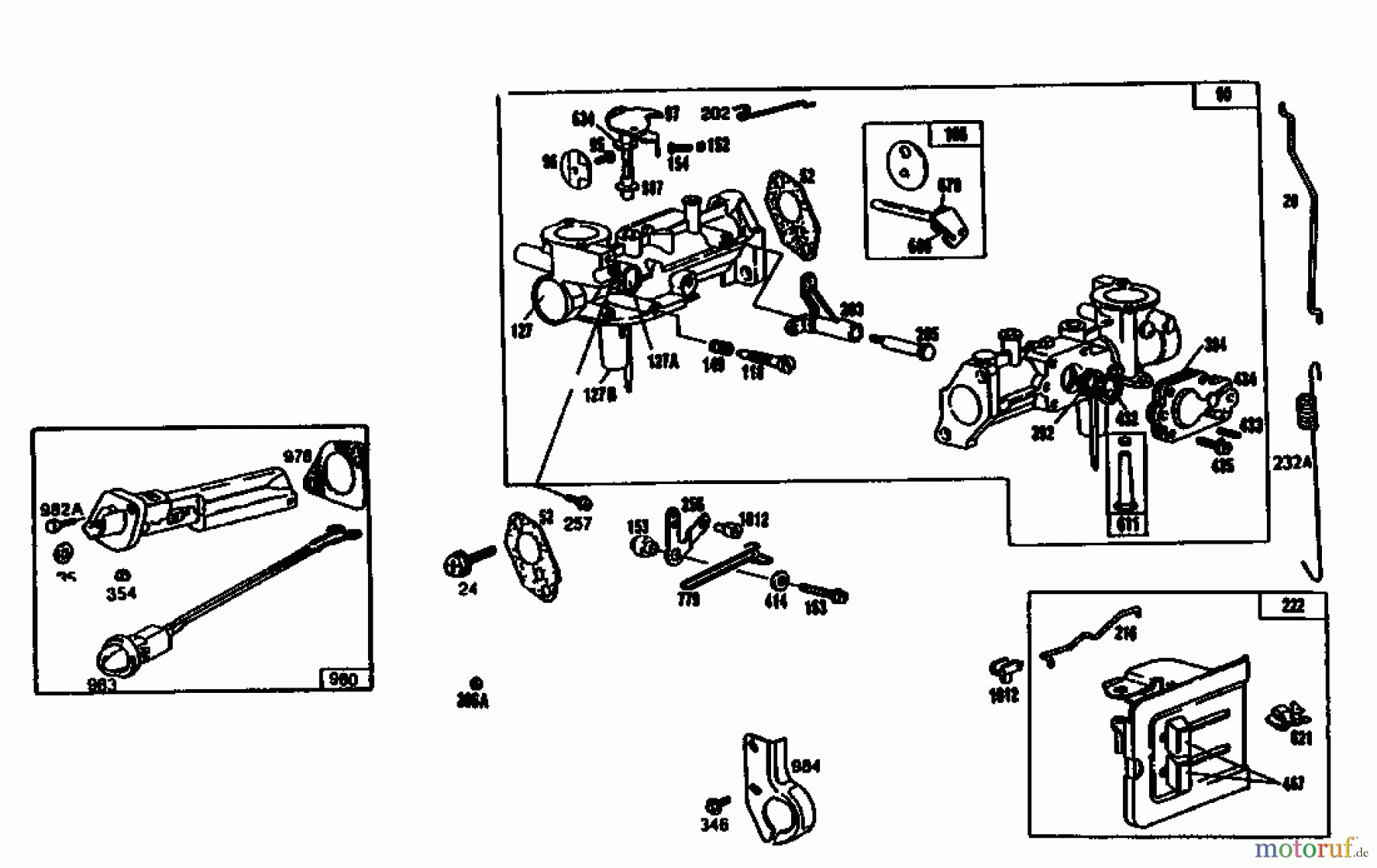  Gutbrod Balkenmäher BM 110 07517.01  (1992) Vergaser