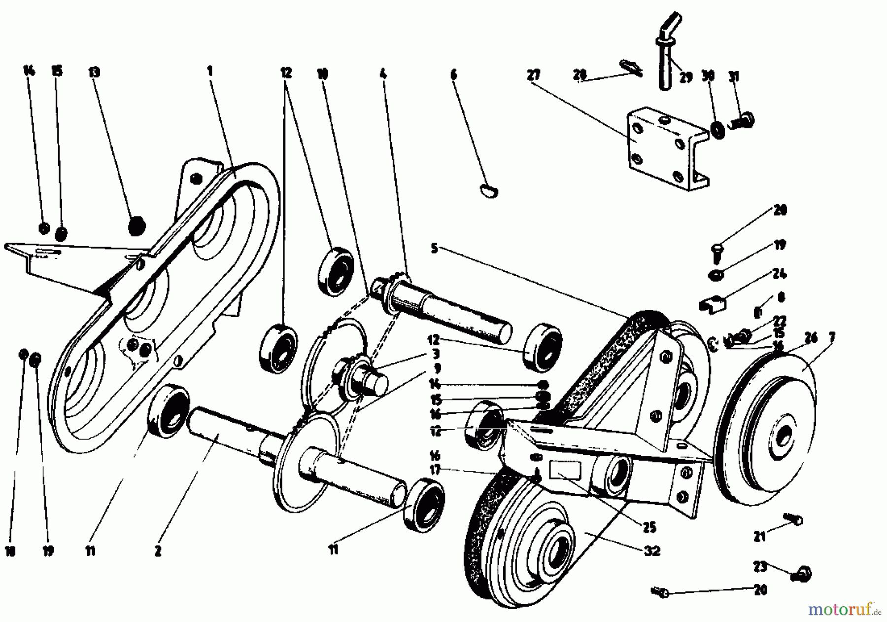  Gutbrod Motorhacken MB 60-52 07514.03  (1993) Kettenkasten