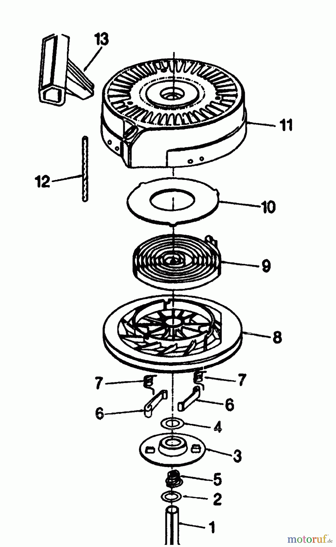 Golf Balkenmäher 370 BMR 4 07510.05 (1993) Reversierstarter