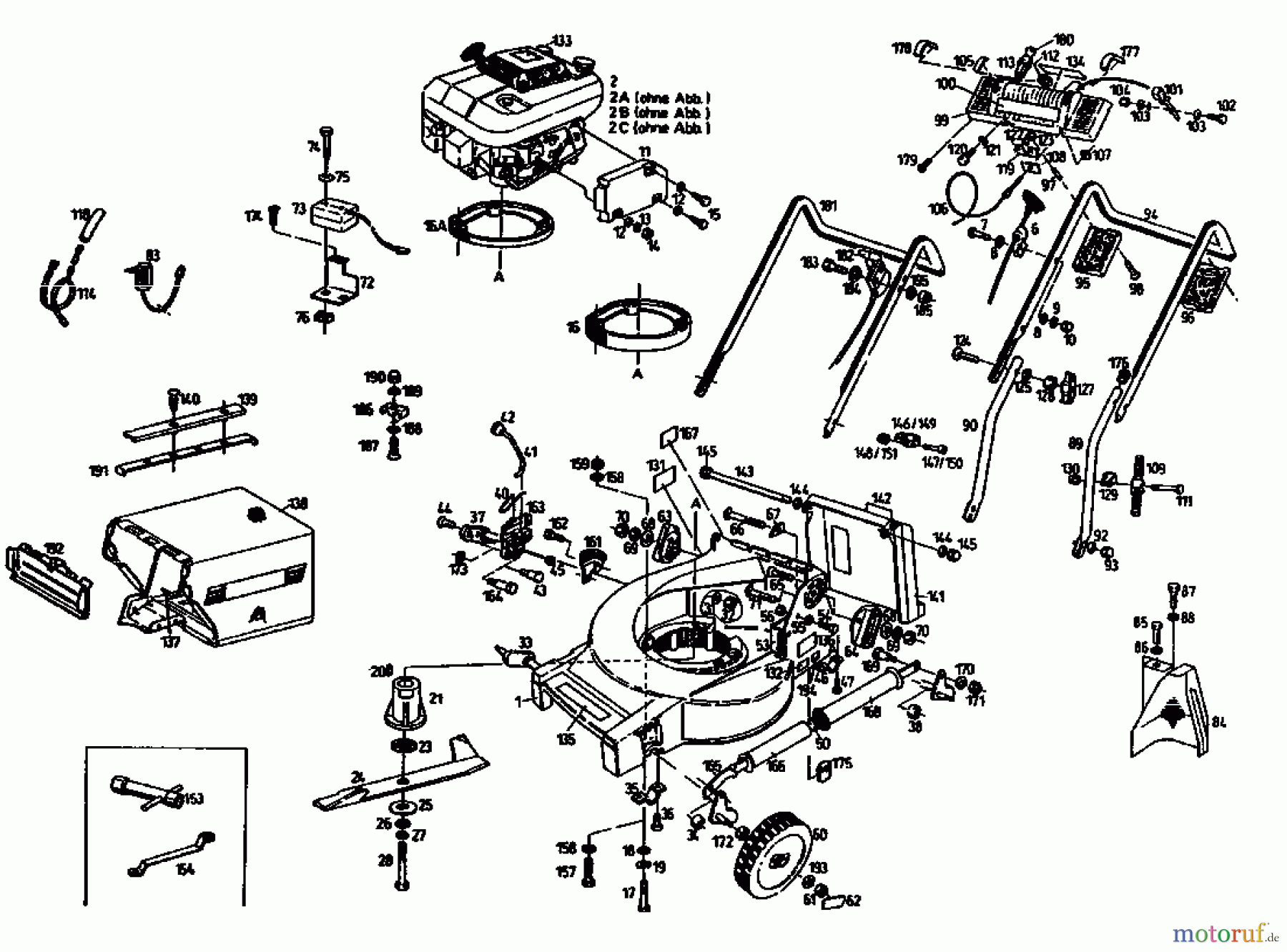  Gutbrod Motormäher MH 454 04004.05  (1993) Grundgerät