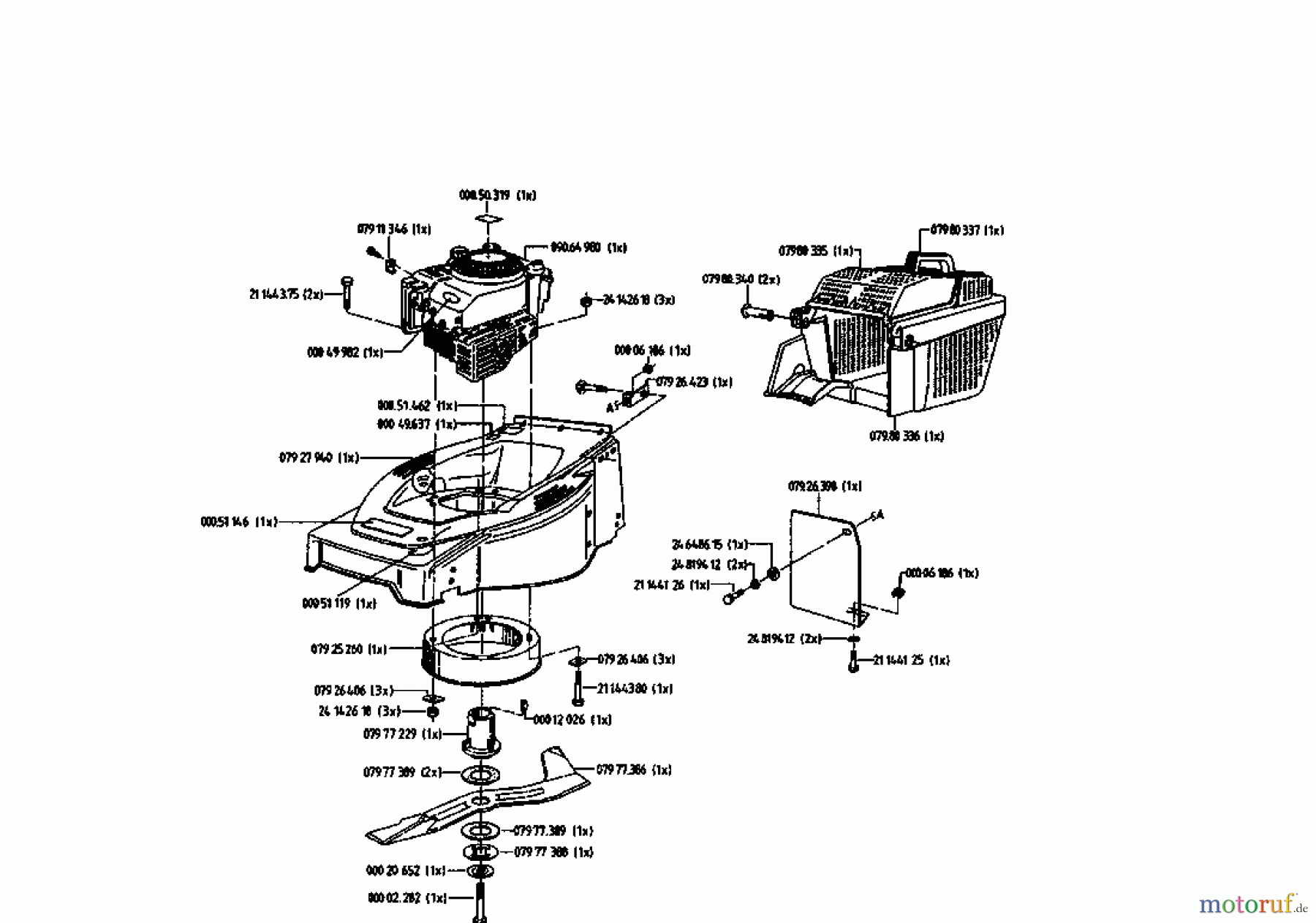  Gutbrod Motormäher HB 48 L 02814.01  (1994) Grundgerät