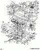 Florica Rasentrac 134C352D638 (1994) Ersatzteile Fahrantrieb, Motorkeilriemenscheibe, Pedal, Räder hinten