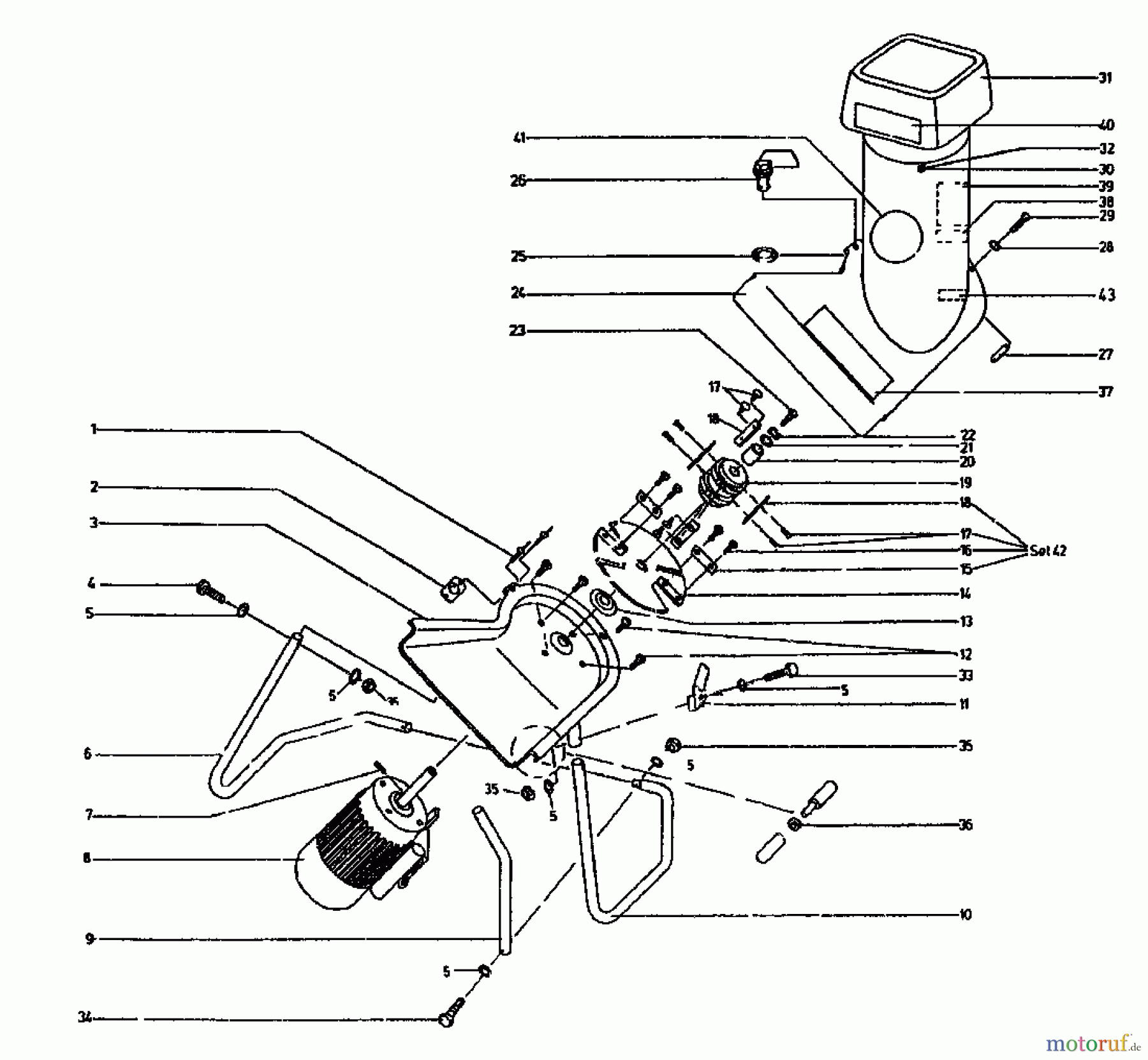 Gutbrod Häcksler GAE 18 04002.04 (1994) Grundgerät