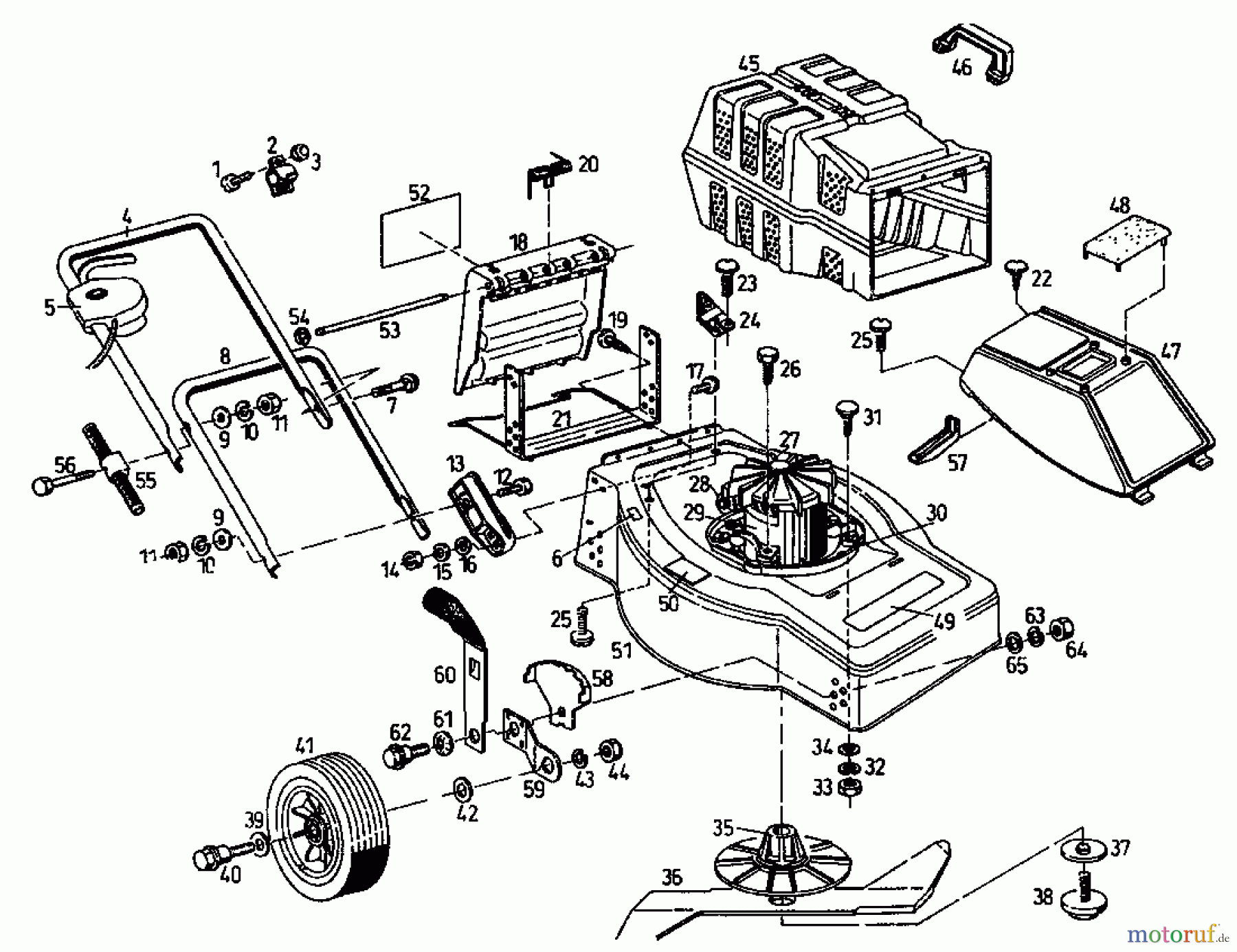  Gutbrod Elektromäher ECO E 02899.06  (1994) Grundgerät