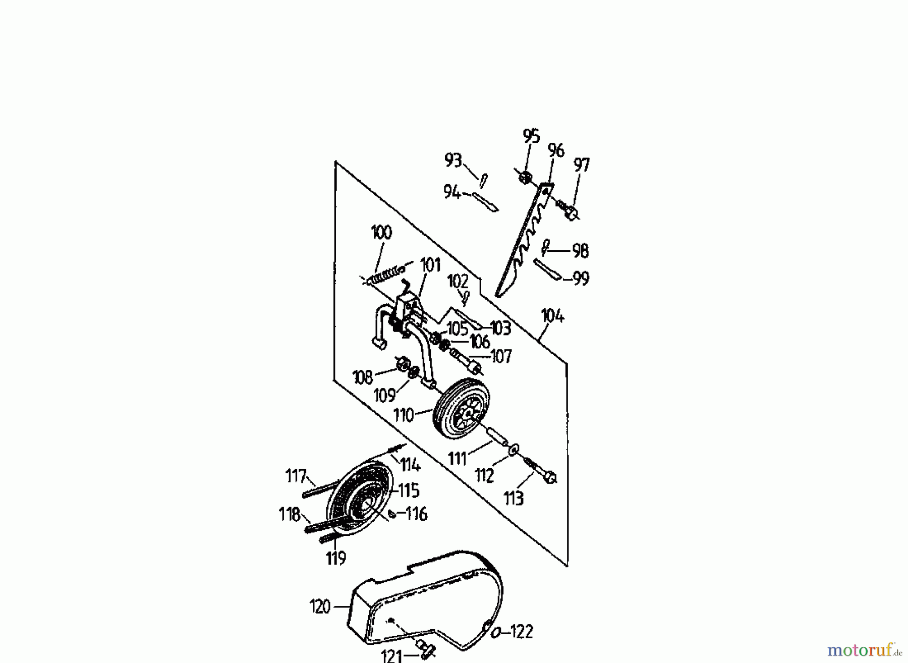  Gutbrod Motorhacken MK 90-50 07520.02  (1995) Räder