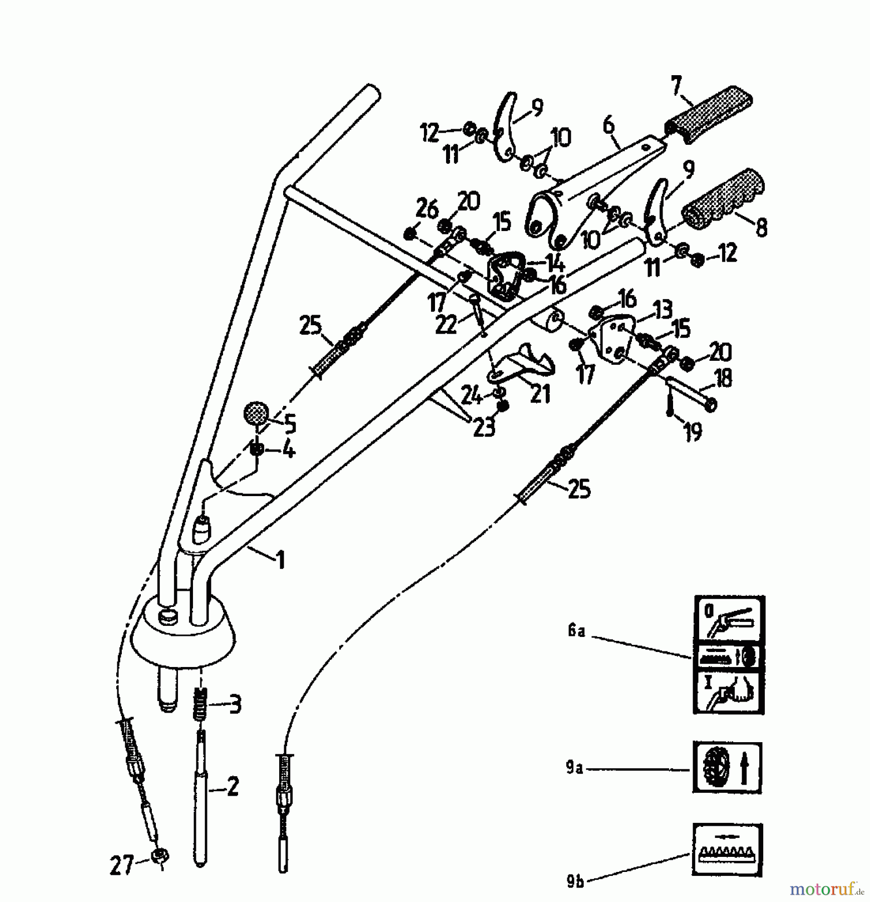  Gutbrod Balkenmäher BM 107 07517.05  (1995) Holm