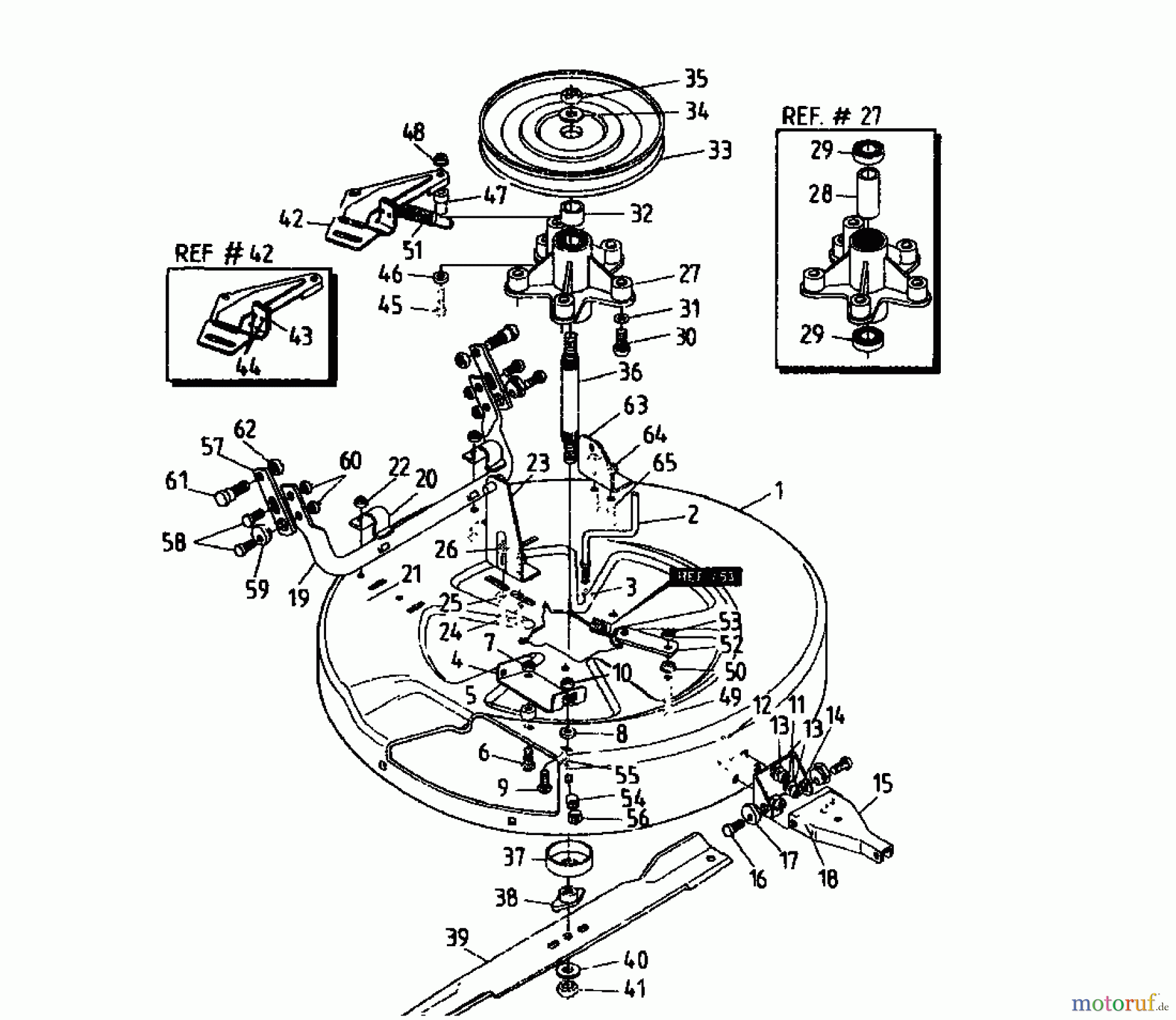 Gutbrod Rasentraktoren RSB 80-12 00097.07 (1995) Mähwerk 80cm