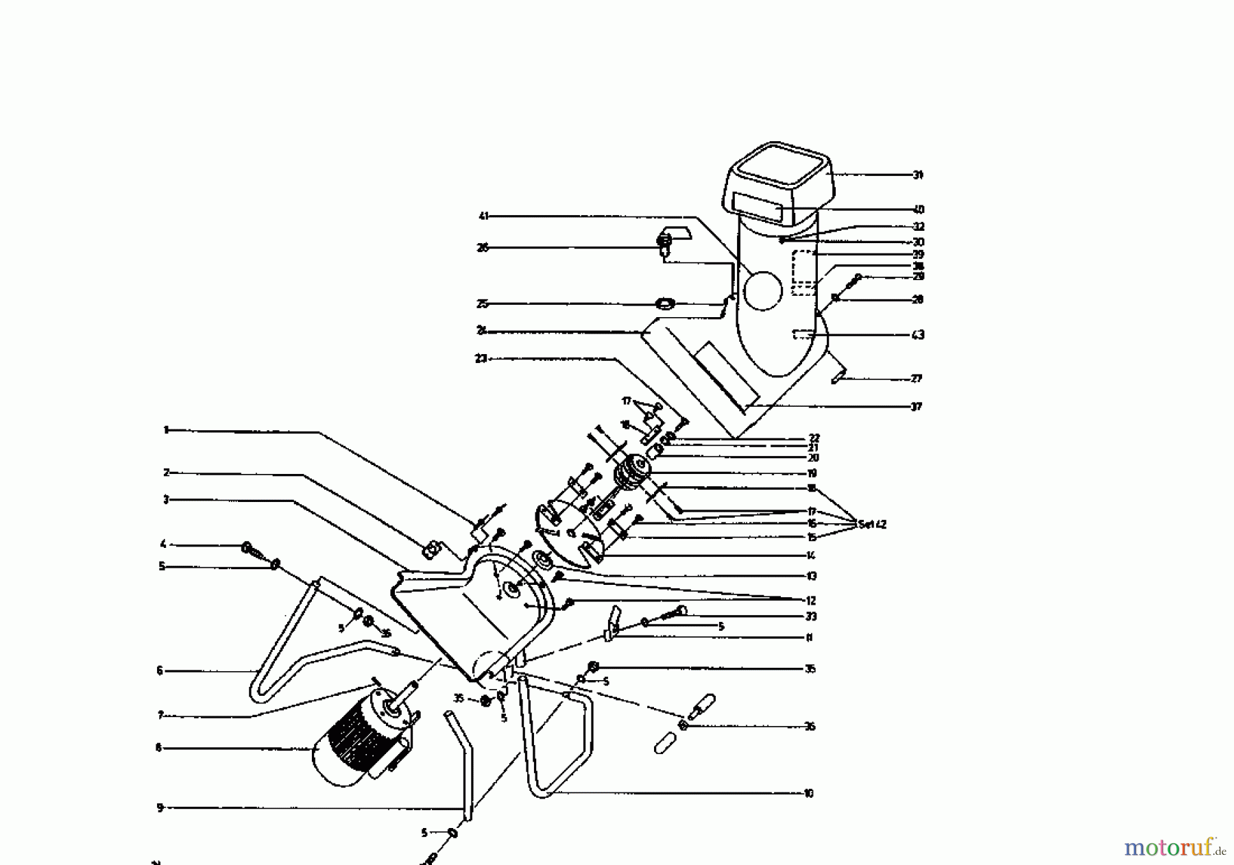 Gutbrod Häcksler GAE 18 04002.04 (1995) Grundgerät