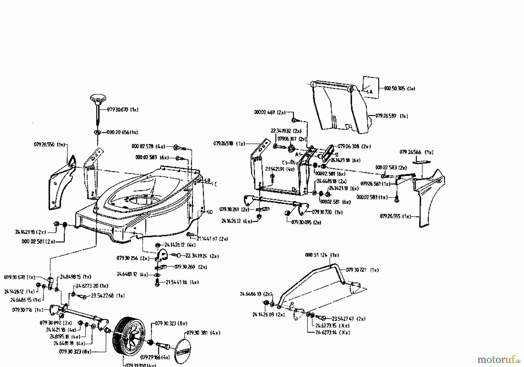 Gutbrod Elektromäher HE 42 L 04030.02 (1995) Grundgerät