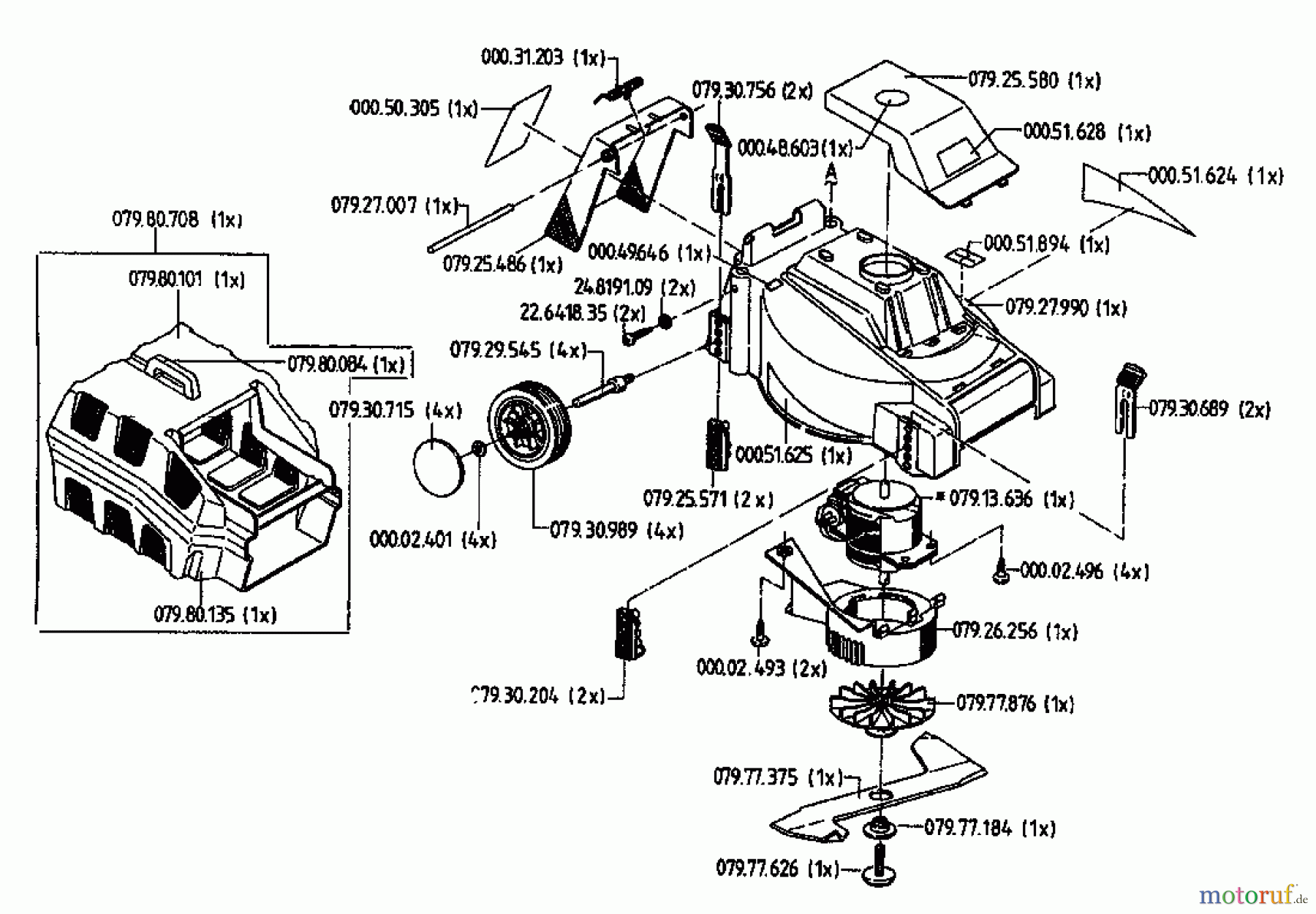 Stinnes Pro Elektromäher PRO-EH 40 02822.06 (1995) Grundgerät