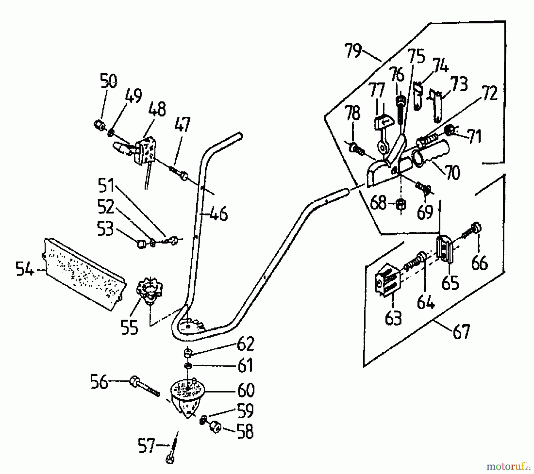 Gutbrod Motorhacken MK 90-50 07520.02 (1996) Holm