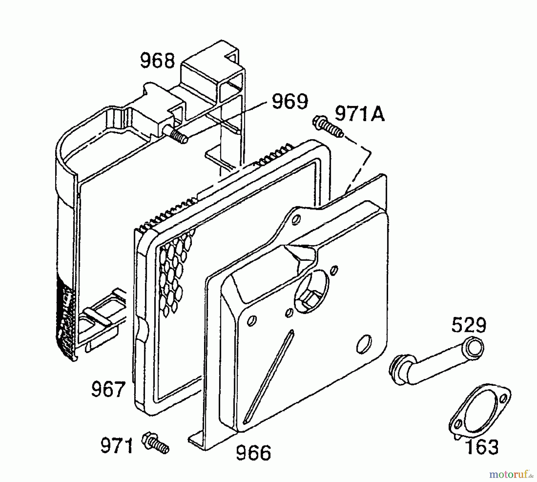 Gutbrod Balkenmäher BM 710 07515.03 (1996) Luftfilter