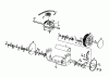 Diana 45 BAE 04033.08 (1996) Ersatzteile Getriebe, Räder, Schnitthöhenverstellung