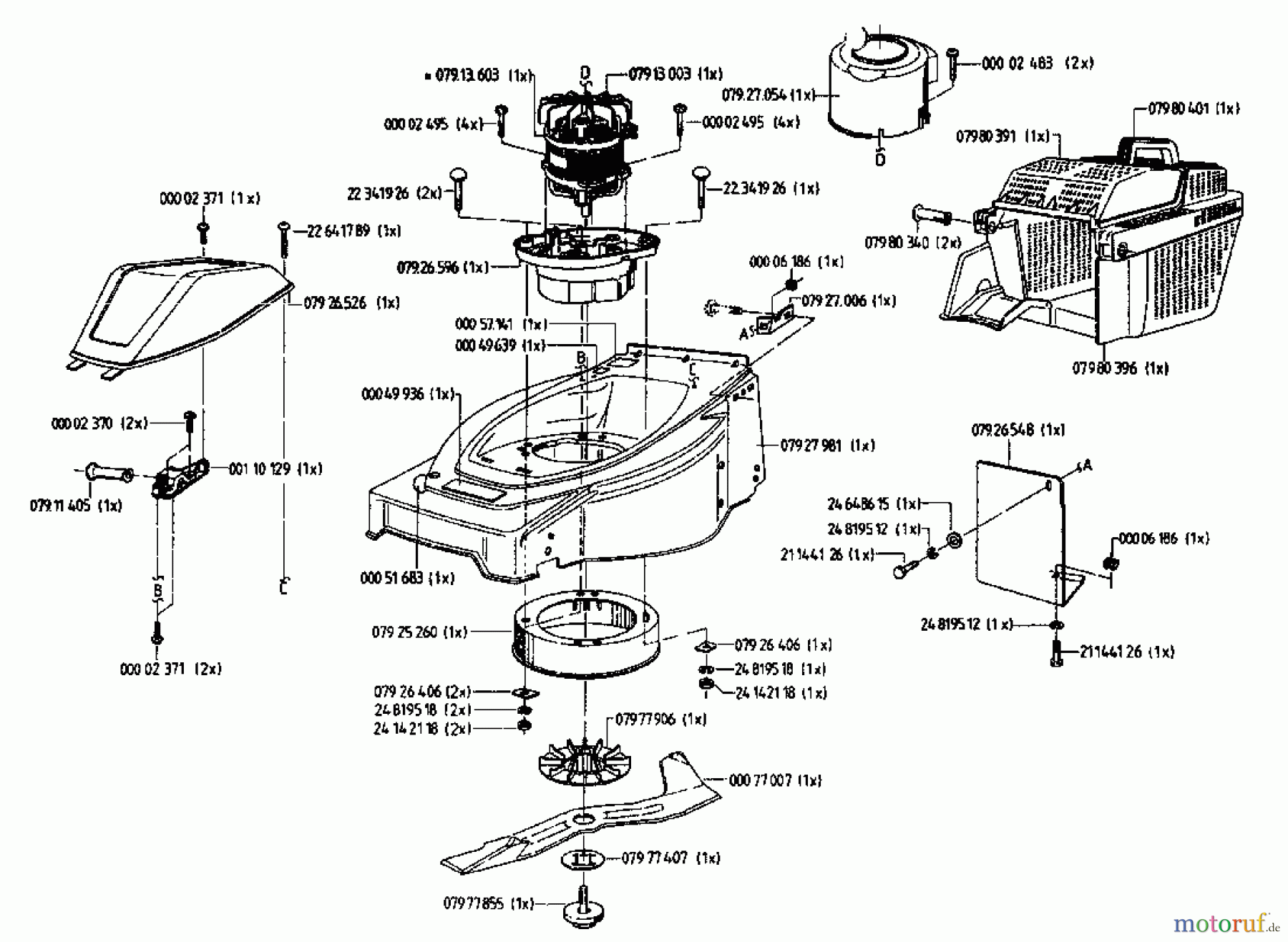 Gutbrod Elektromäher HE 42 L 04030.03 (1996) Grundgerät