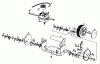 Golf BRL 5 04054.03 (1996) Ersatzteile Getriebe, Räder, Schnitthöhenverstellung