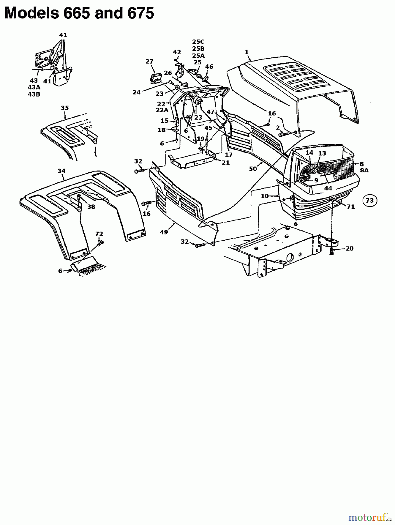  MTD Rasentraktoren B 160 136T675G678  (1996] Armaturenbrett, Motorhaube, Sitzwanne