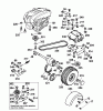 Wolf-Garten Scooter SV 4 6155000 Serie C (2003) Ersatzteile Differential, Fahrantrieb, Motor