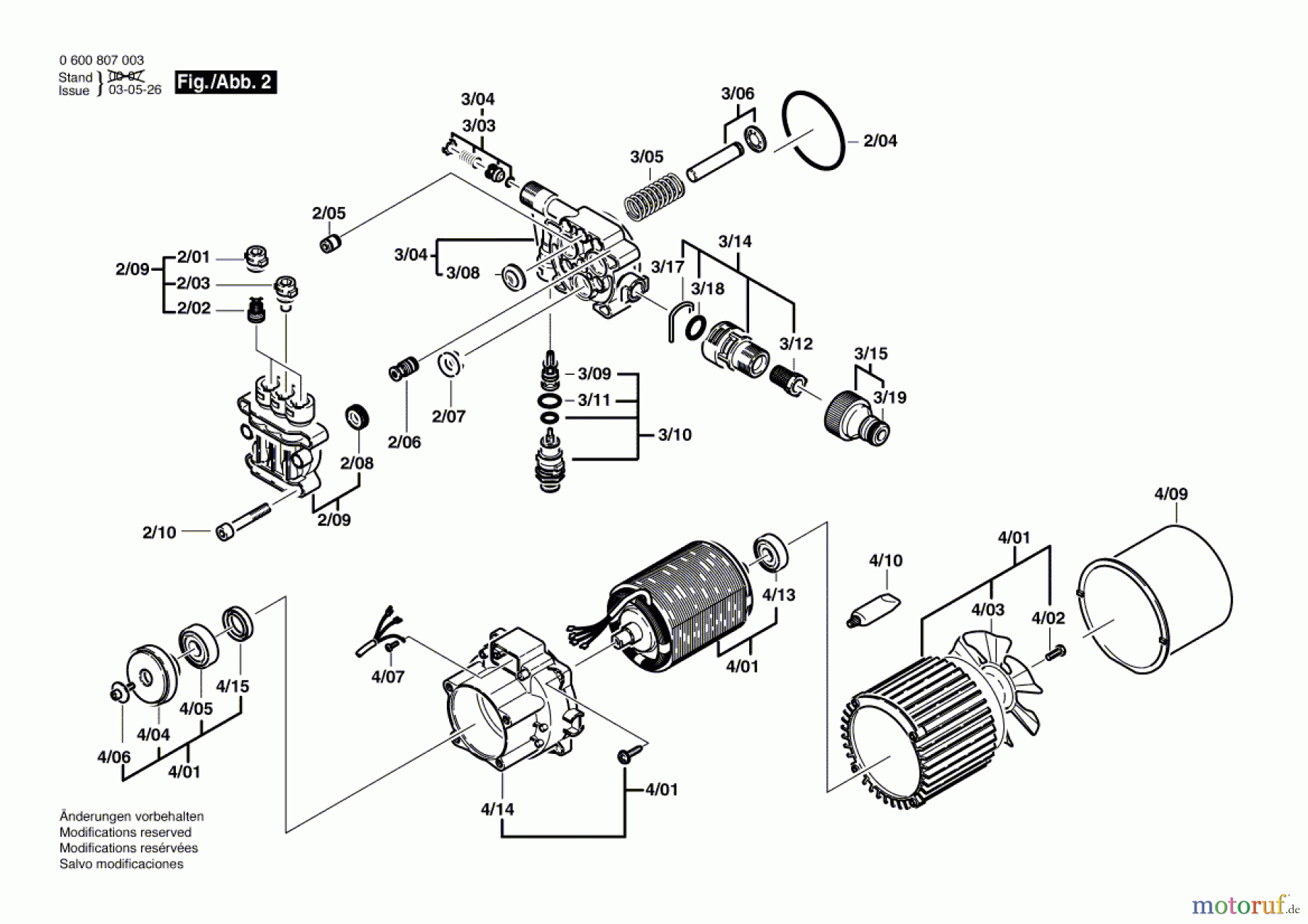 Bosch Wassertechnik Hochdruckreiniger AHR 1100 AS Seite 2
