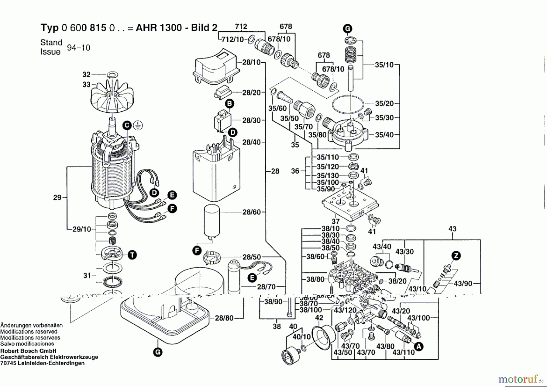 Bosch Wassertechnik Hochdruckreiniger AHR 1300 Seite 2