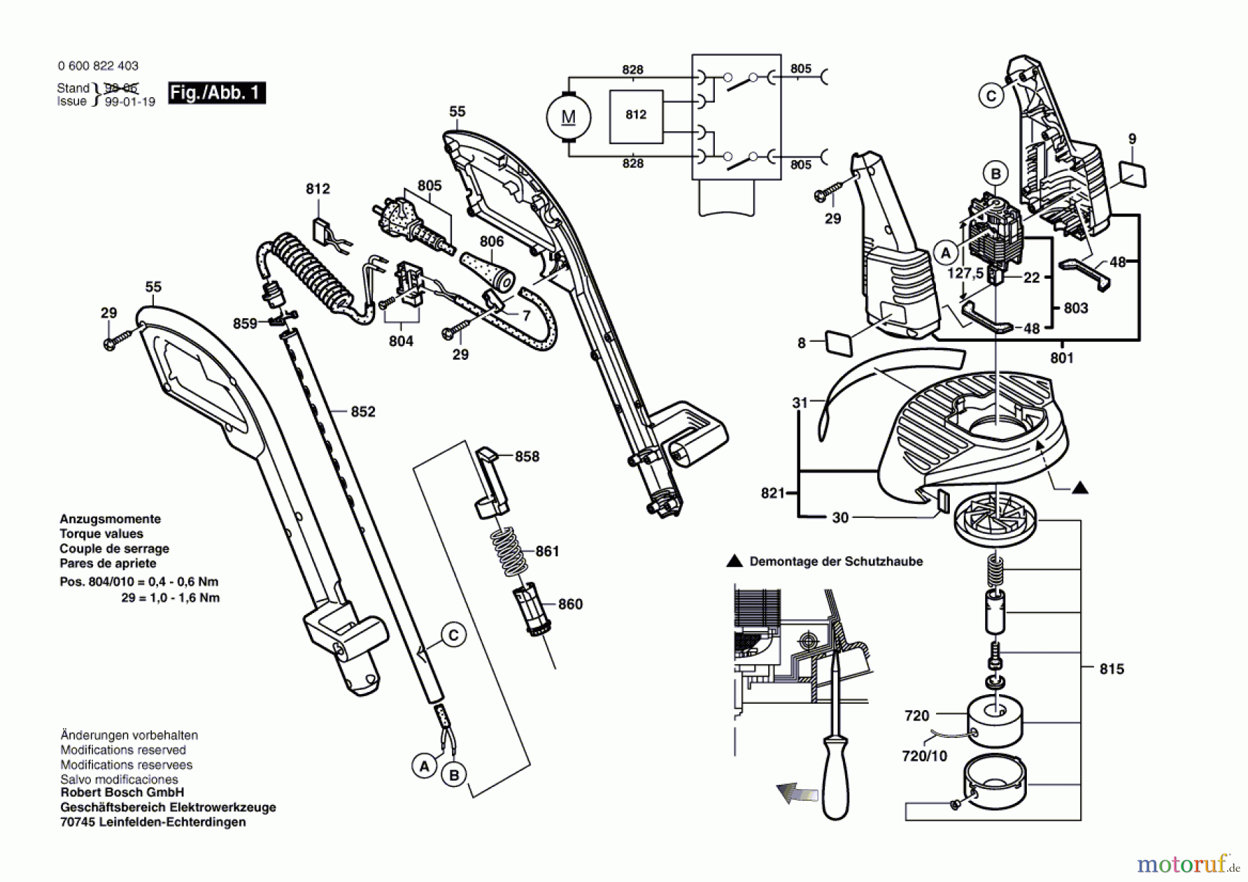 Bosch Gartengeräte Rasentrimmer ART 25 F Seite 1