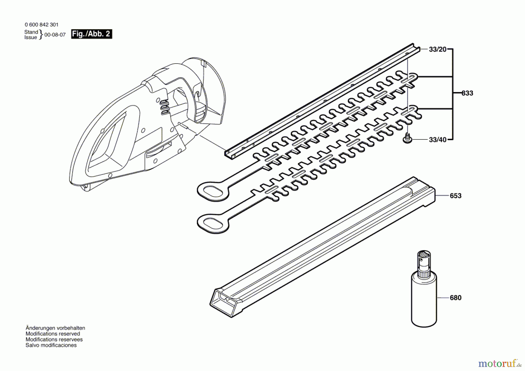 Bosch Gartengeräte Heckenschere AHS 15 Seite 2
