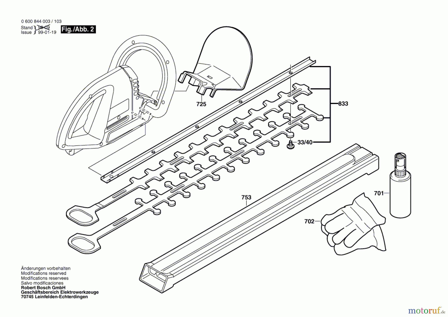 Bosch Gartengeräte Heckenschere AHS 60-22 Seite 2