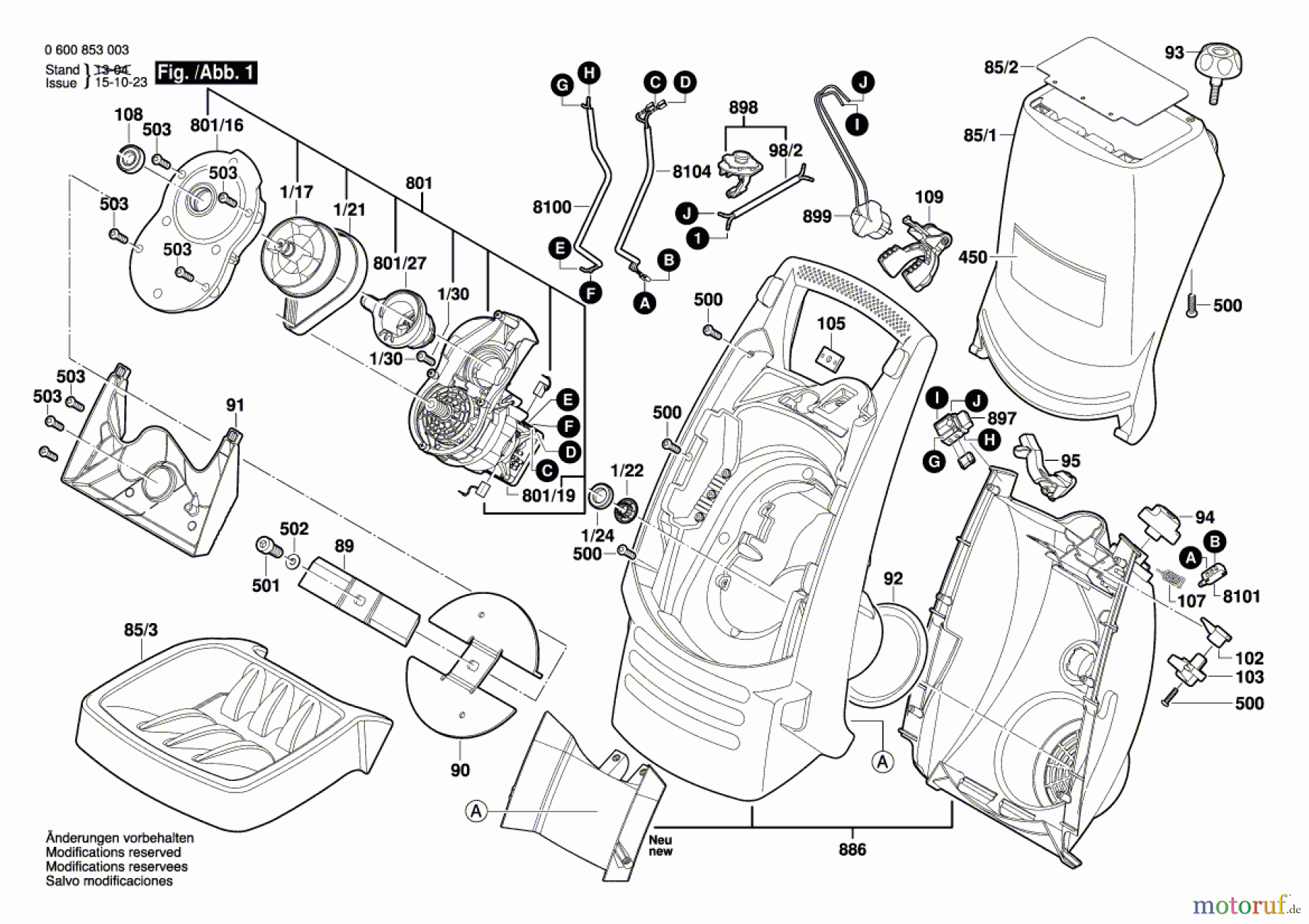 Bosch Gartengeräte Häcksler AXT Rapid 180 Seite 1