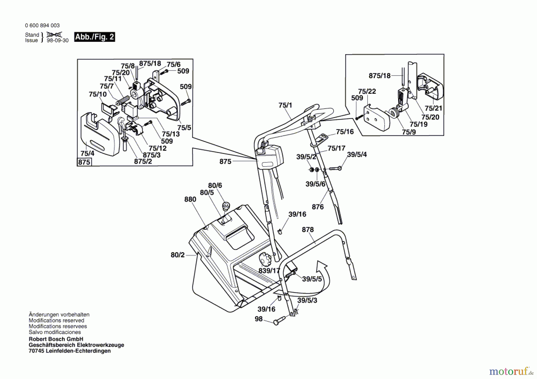 Bosch Gartengeräte Rasenmäher ASM 30 Seite 2