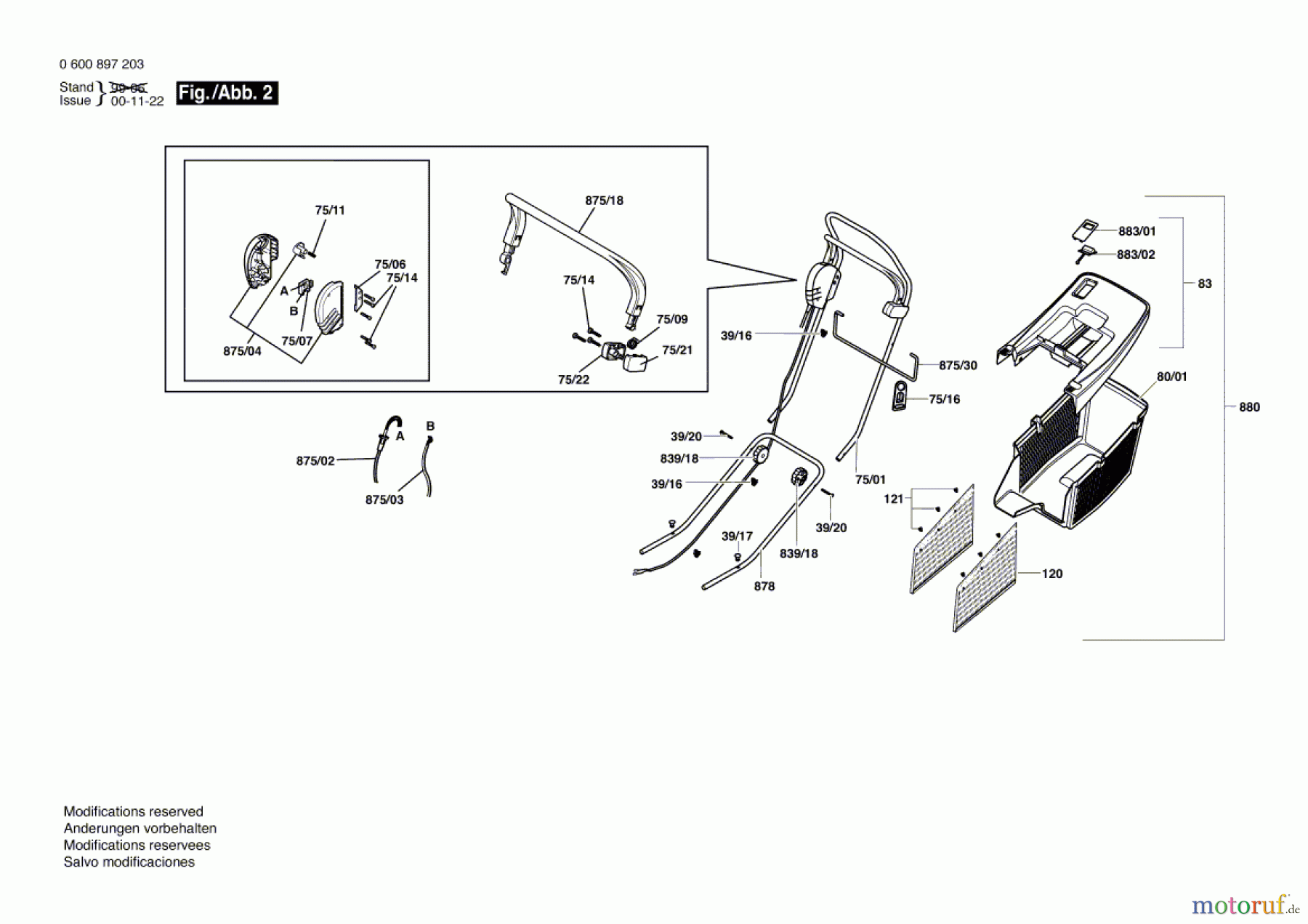 Bosch Gartengeräte Rasenmäher ARM 32 Seite 2
