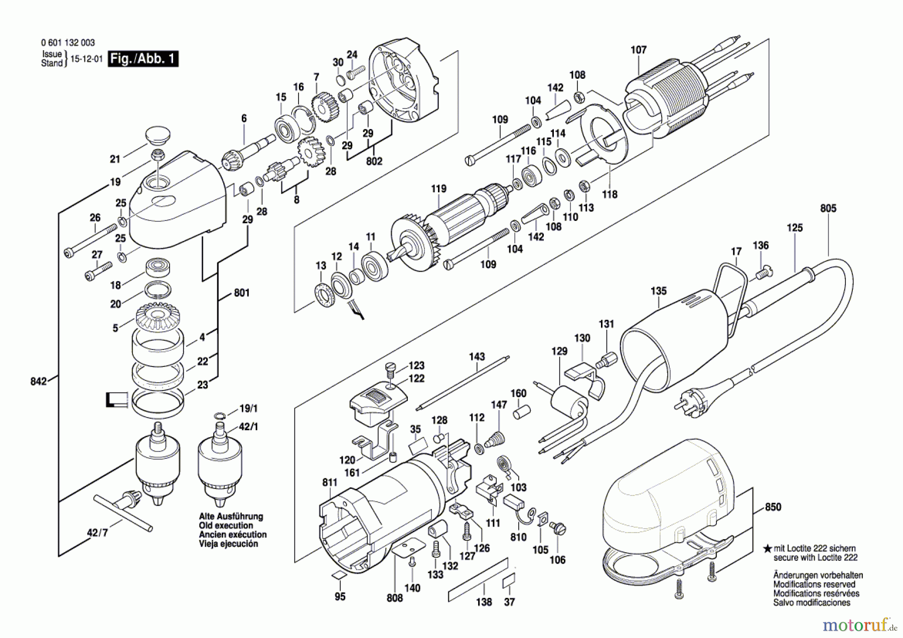 Bosch Werkzeug Winkelbohrmaschine GWB 10 Seite 1