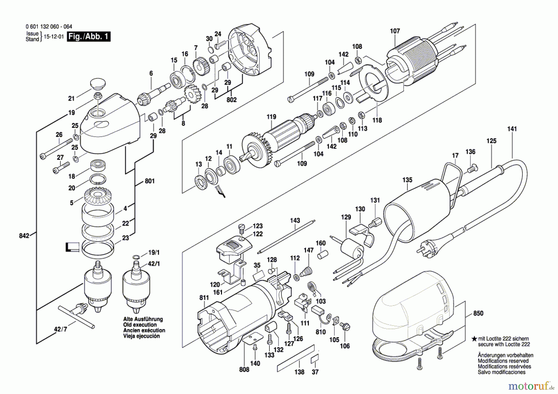 Bosch Werkzeug Winkelbohrmaschine WB 10 Seite 1