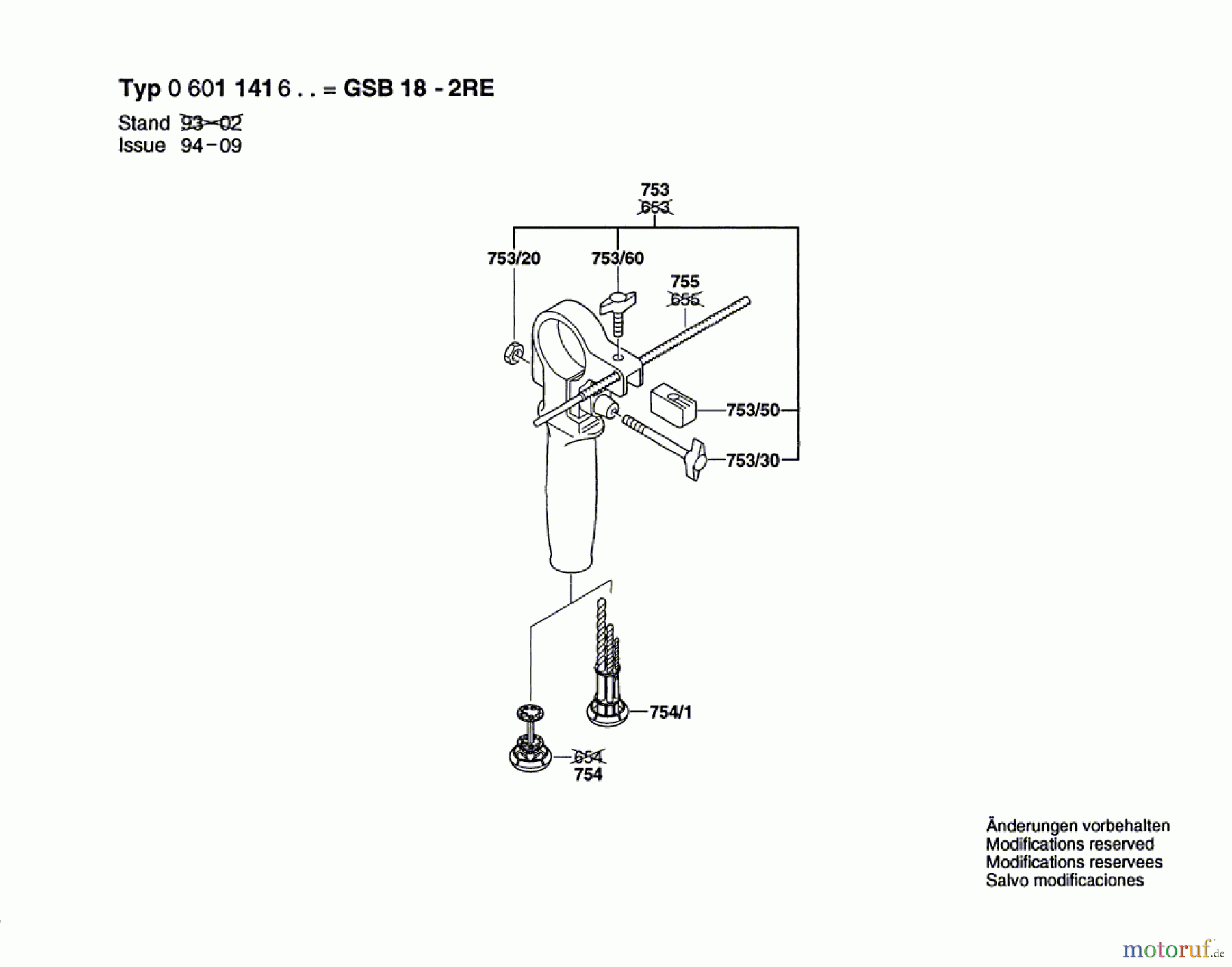 Bosch Werkzeug Schlagbohrmaschine GSB 2-650 RE Seite 2