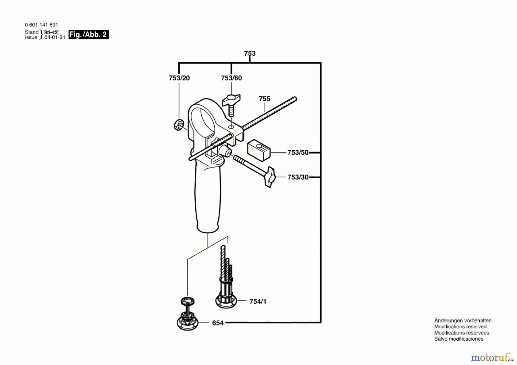 Bosch Werkzeug Schlagbohrmaschine GSB 2-600 RE Seite 2