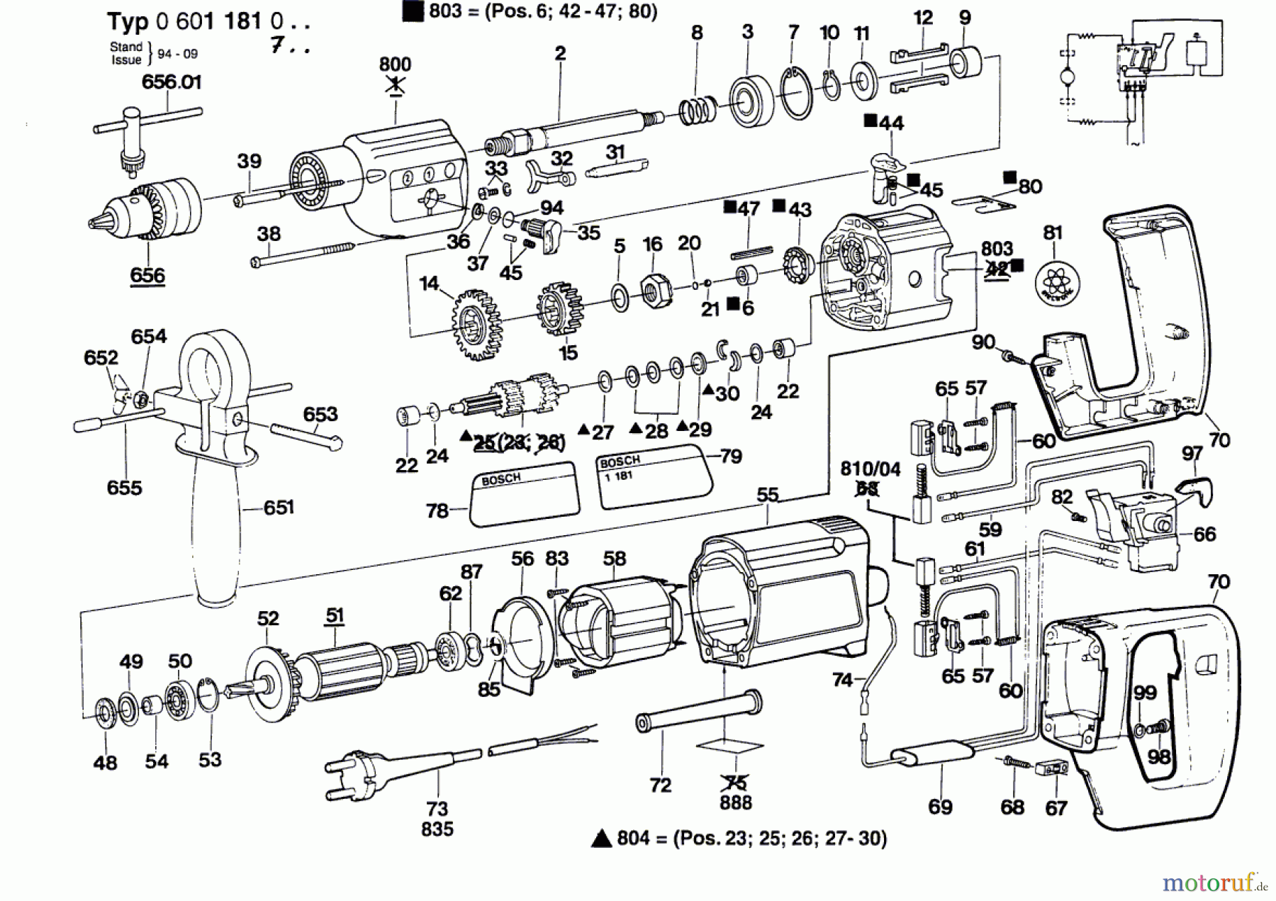 Bosch Werkzeug Schlagbohrmaschine ELECTRONIC Seite 1