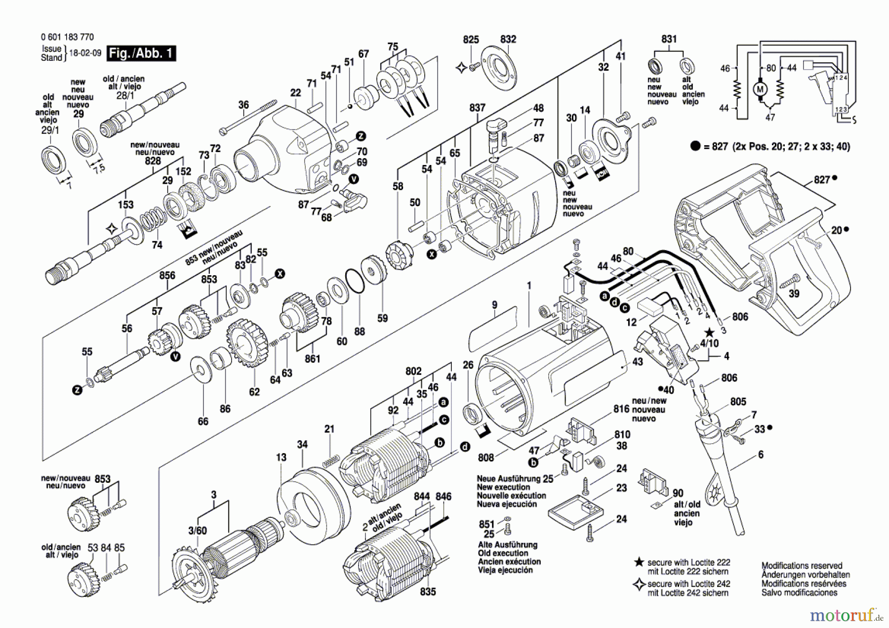 Bosch Werkzeug Schlagbohrmaschine DT 900 Seite 1