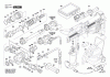 Bosch Diamantbohrmaschine GDB 1600 WE Ersatzteile Seite 2