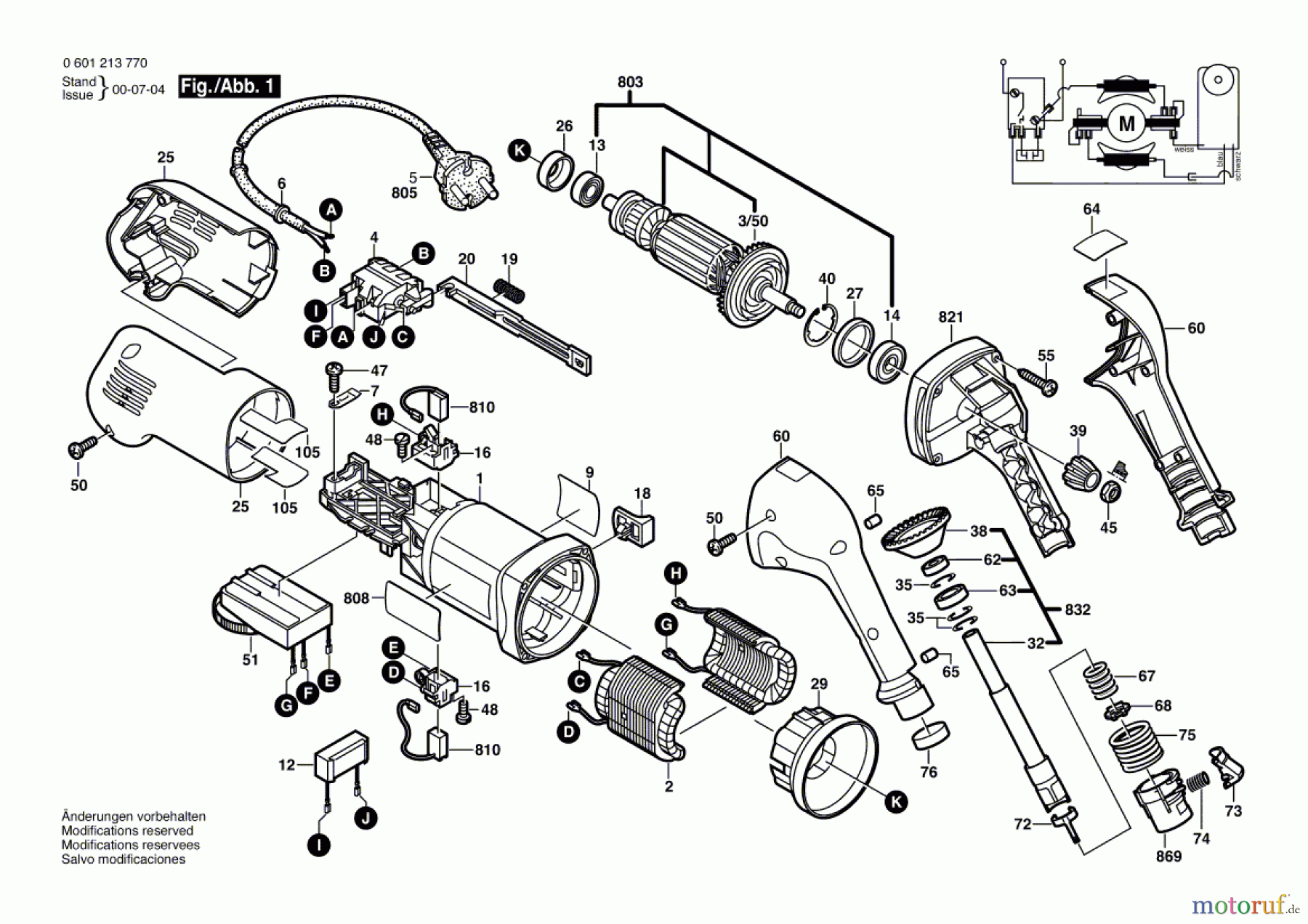 Bosch Werkzeug Elektrobürste OSB 1020 CE Seite 1