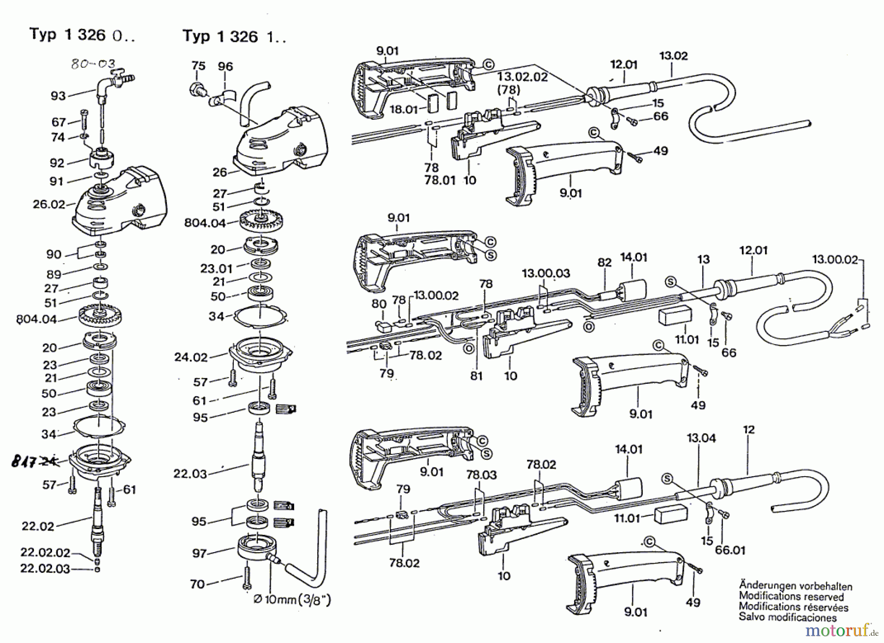Bosch Werkzeug Nassschleifer ---- Seite 1