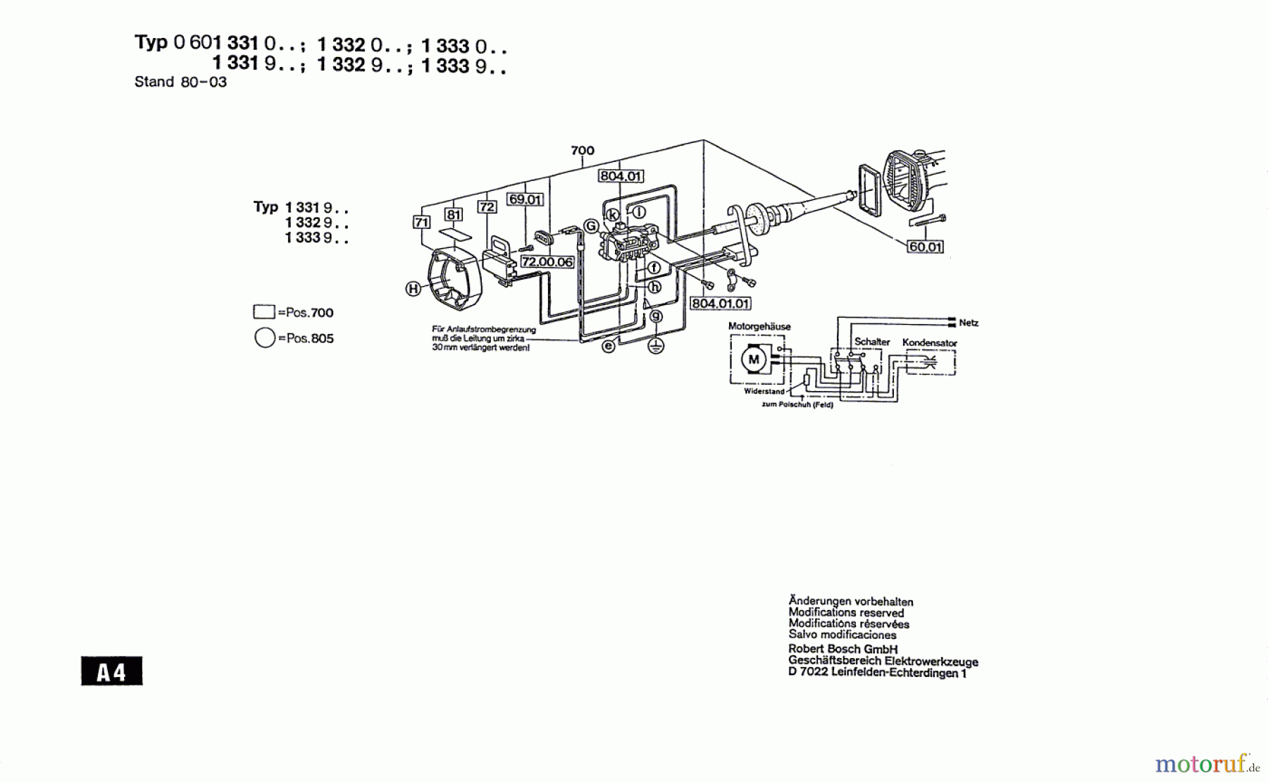 Bosch Werkzeug Winkelschleifer ---- Seite 3