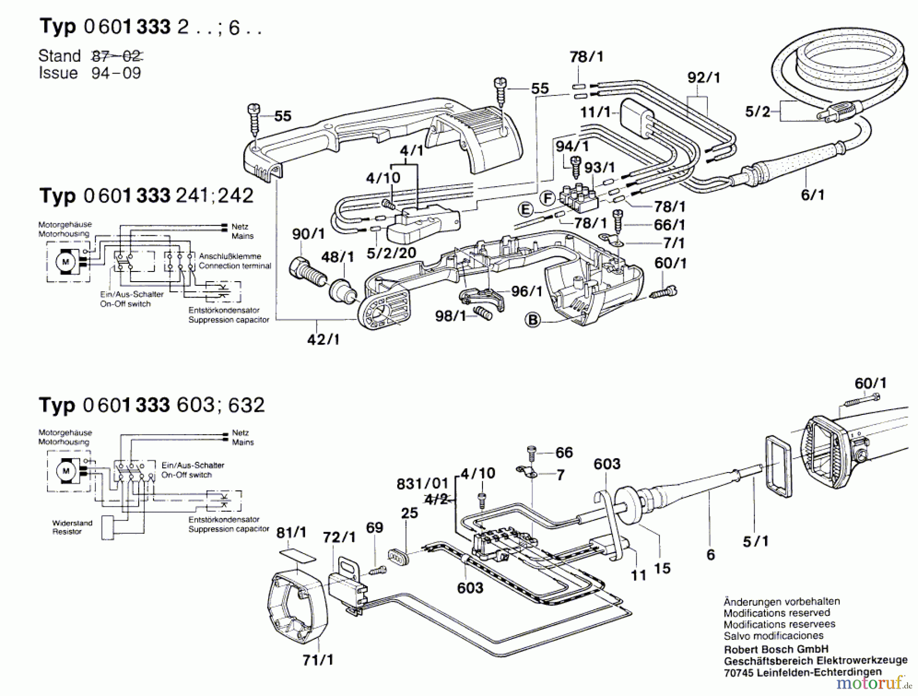 Bosch Werkzeug Winkelschleifer ---- Seite 3