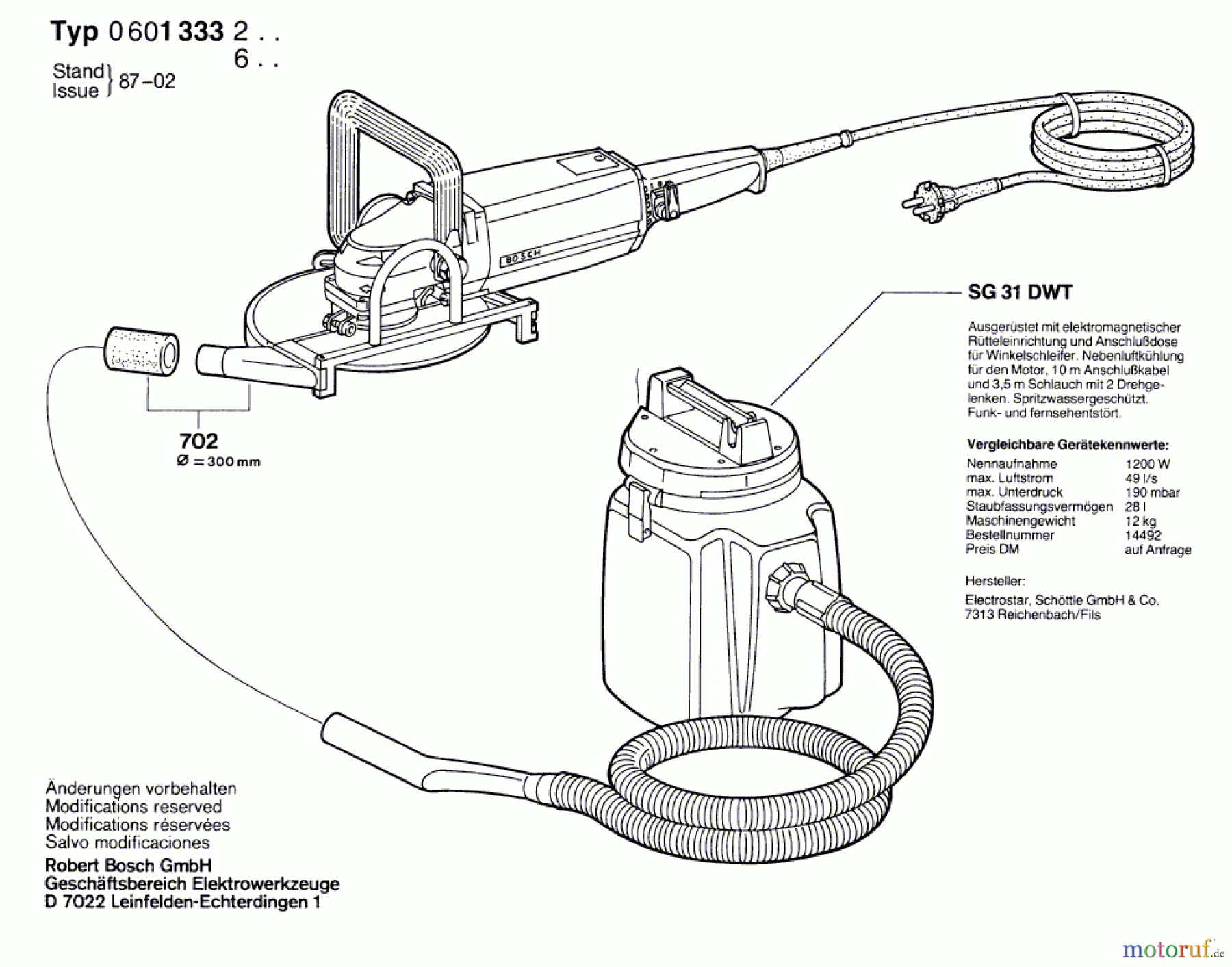 Bosch Werkzeug Winkelschleifer ---- Seite 5