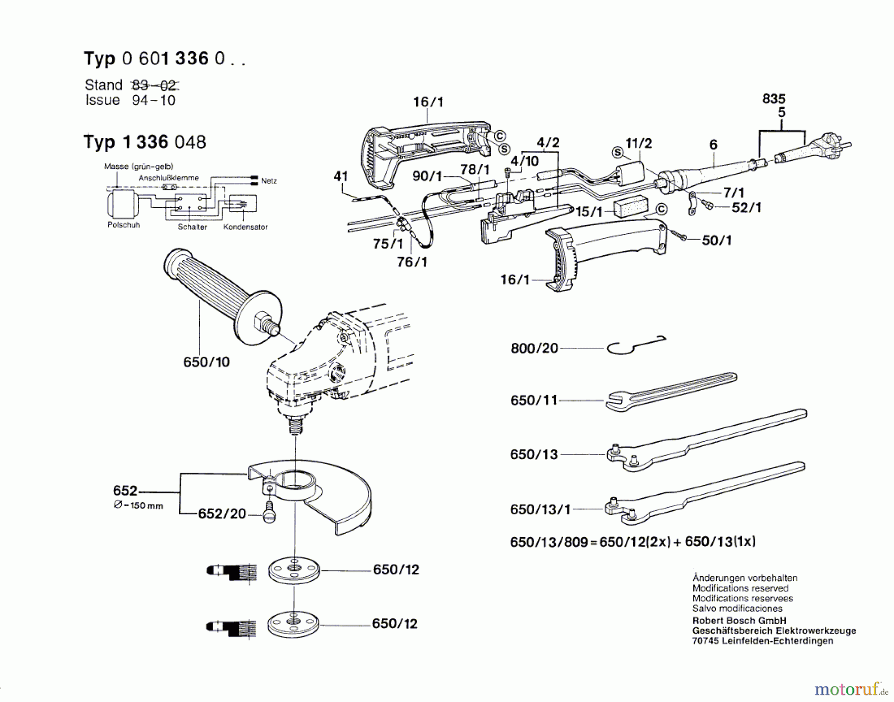 Bosch Werkzeug Winkelschleifer ---- Seite 2