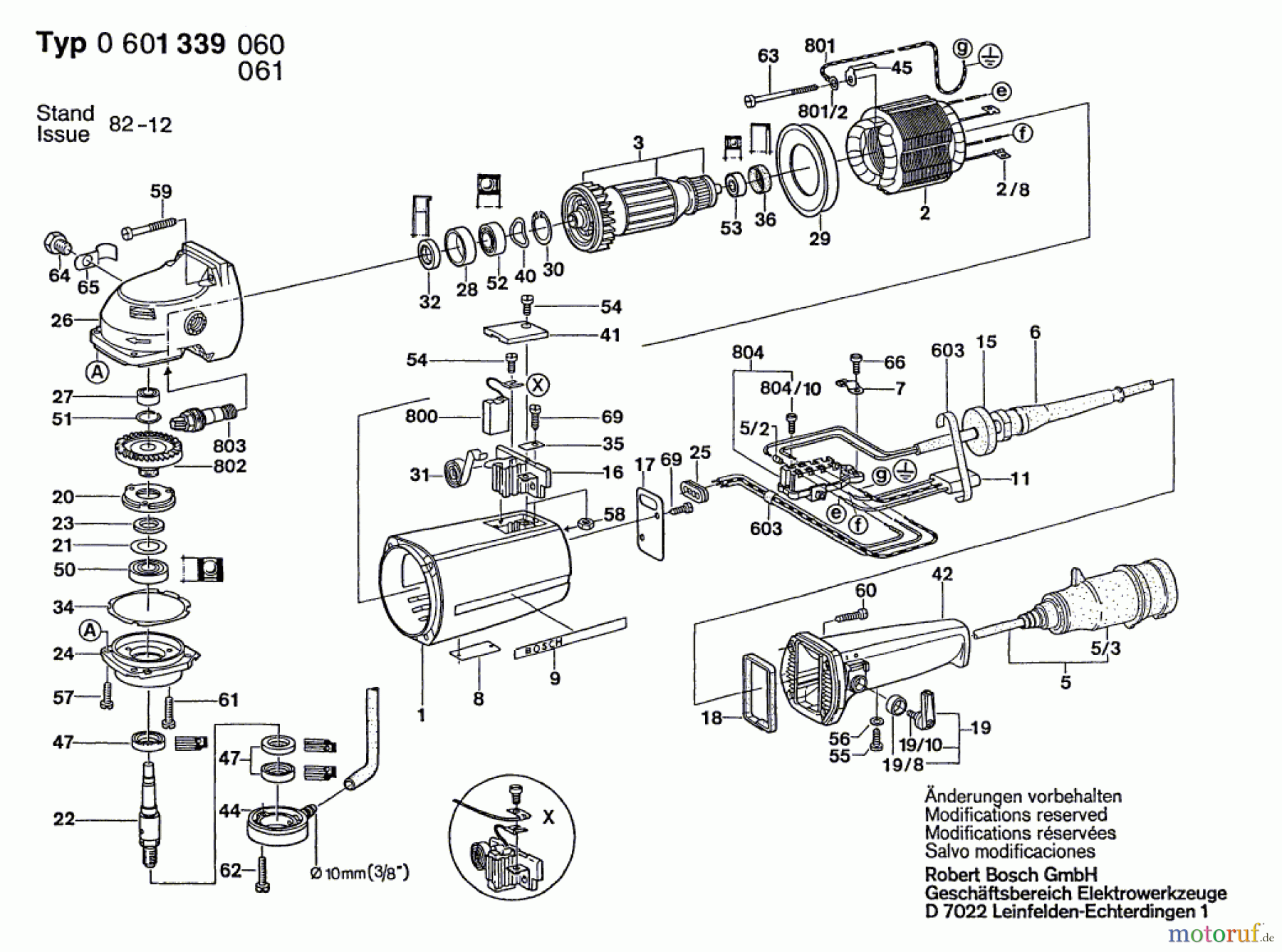 Bosch Werkzeug Nassschleifer ---- Seite 1
