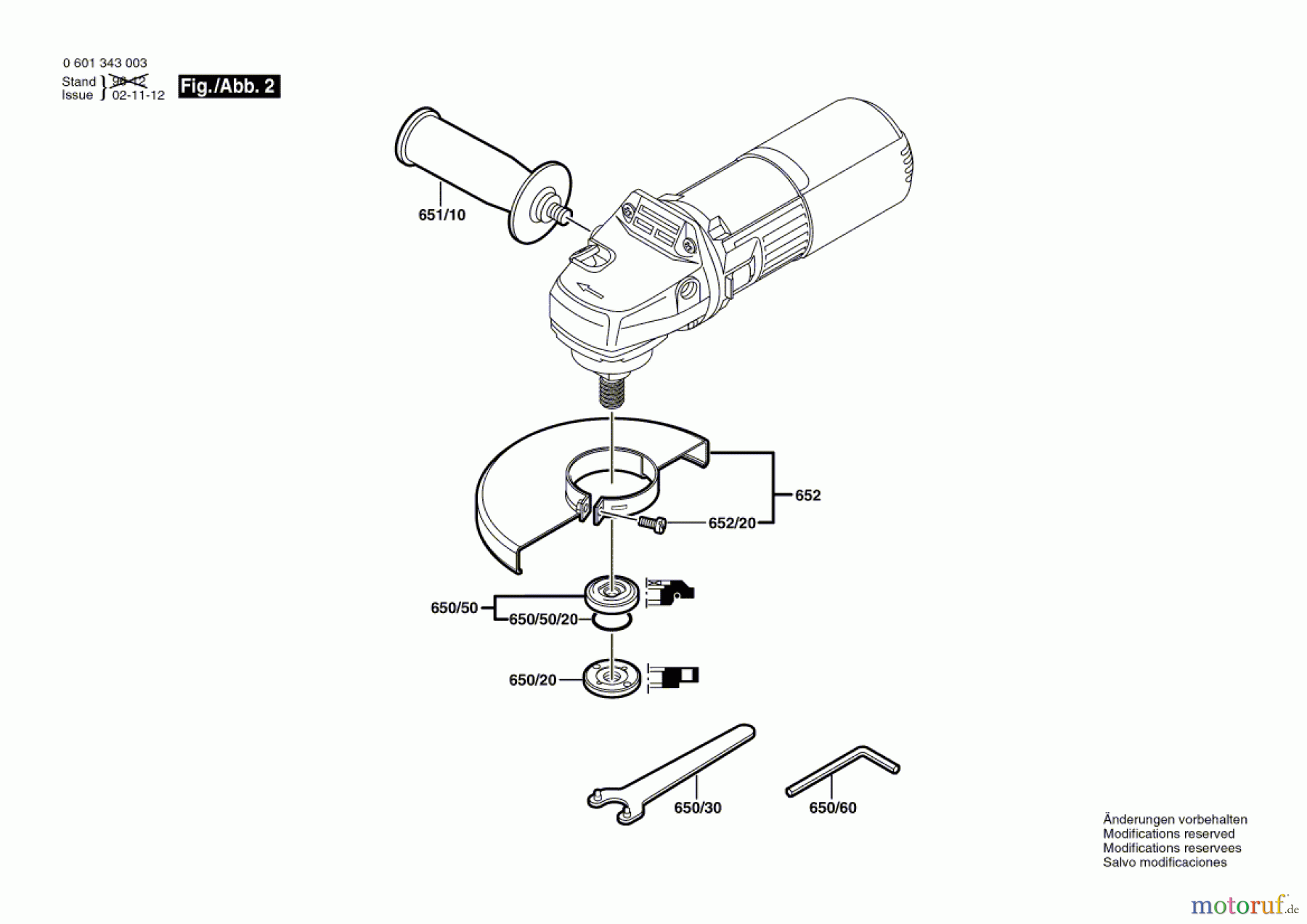 Bosch Werkzeug Winkelschleifer GWS 9-125 CS Seite 2